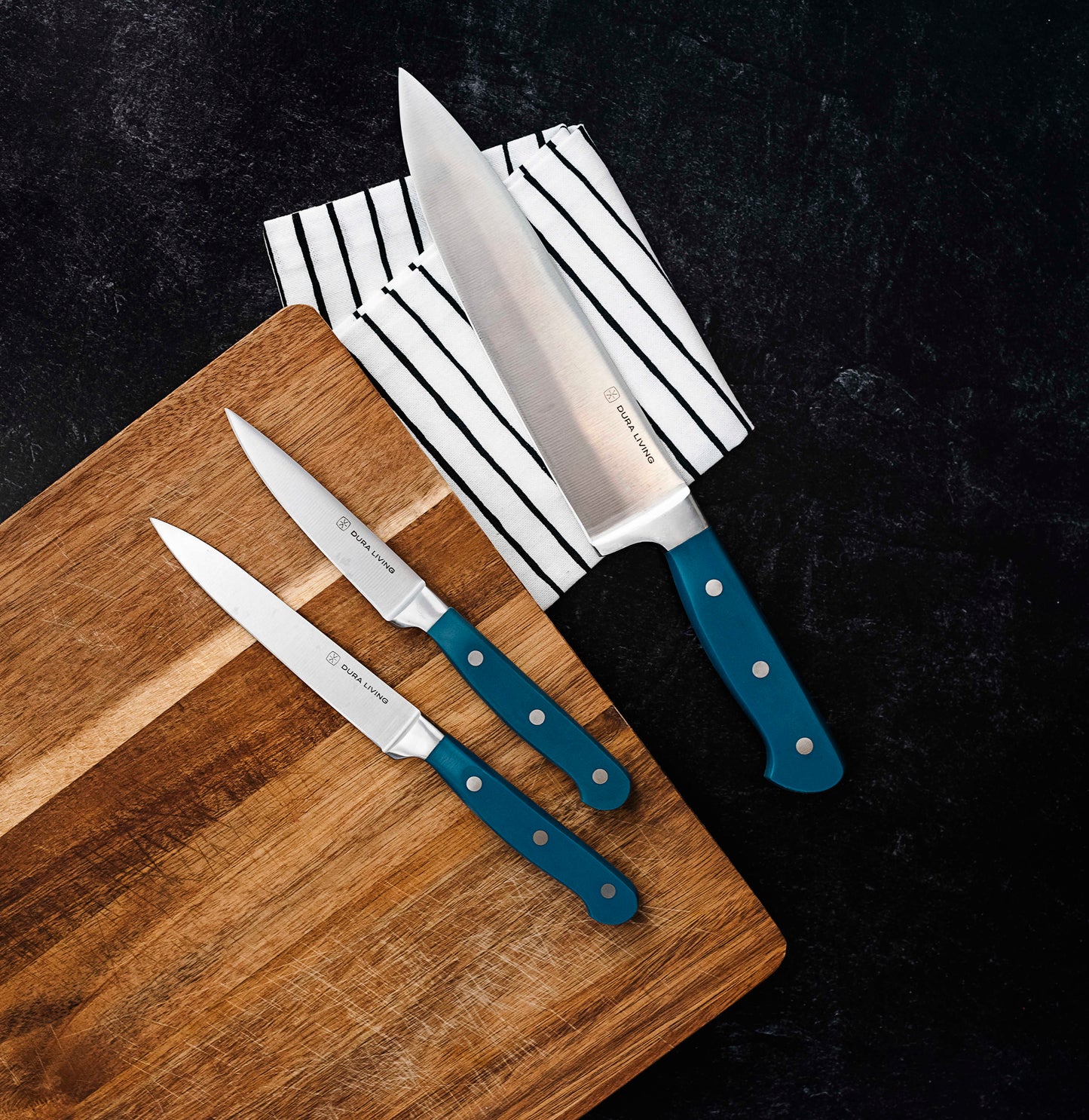 Superior 4 Piece Kitchen Knife set - Royal Blue-1