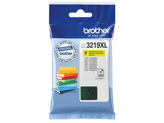 Brother LC-3219XLY Gelb Druckerpatrone – Original, hohe Reichweite, brillante Farbergebnisse-0