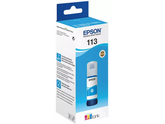 EPSON 113/T06B2 Cyan Tintenflasche – 70 ml – Original für EcoTank-0