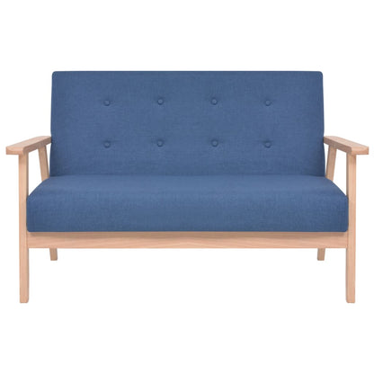 NNEVL 2-Seater Sofa Fabric Blue-1