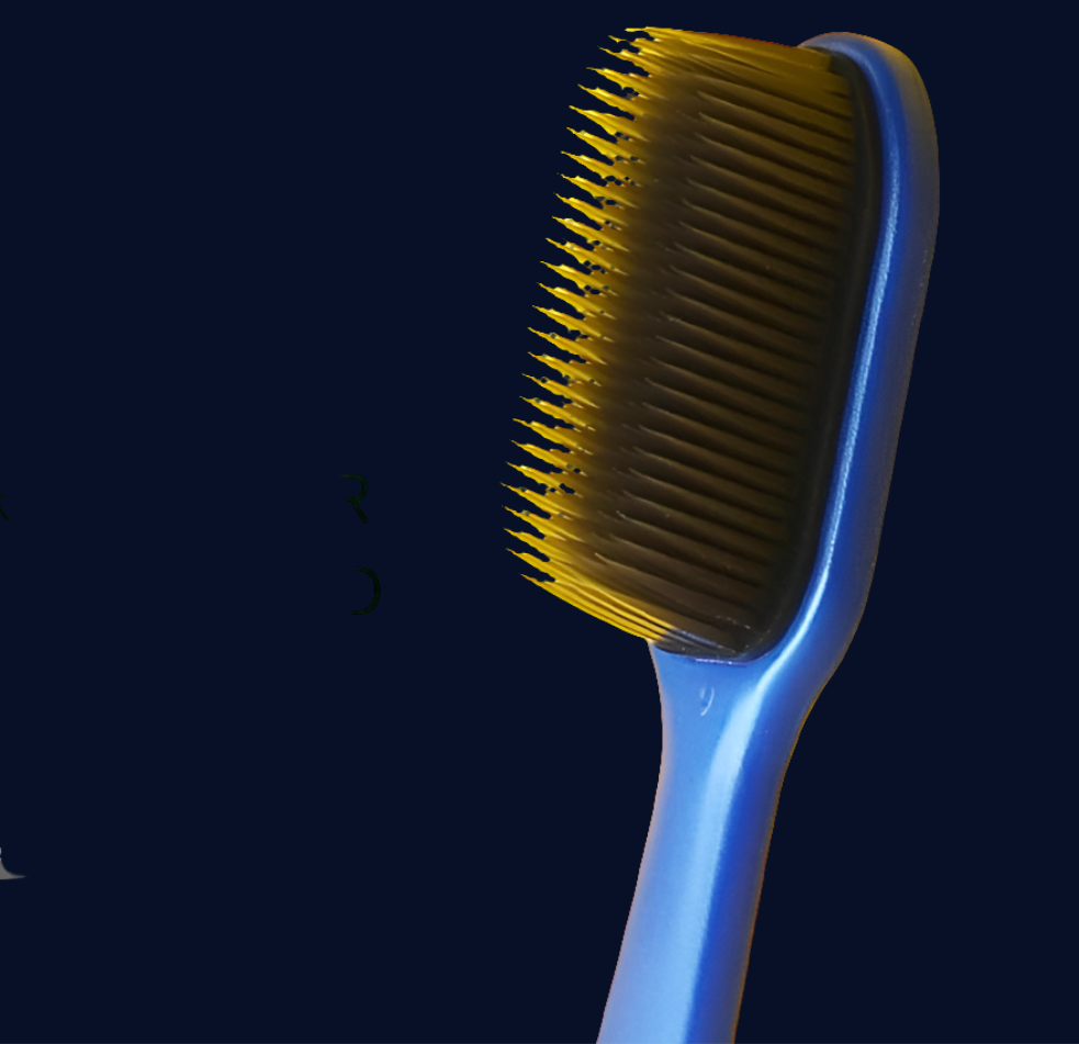 Nano silicone toothbrush 4 packages Adult specific toothbrush Suitable for people with sensitive gums