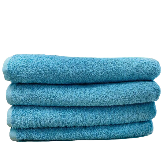 Aqua Blue Beach Towels in size 27"X54" Vat Dyed
