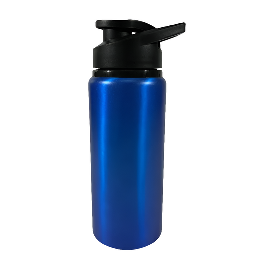 Sports Aluminum Water Bottle with Snap Lids Metal Reusable Leak proof Bottle for Travel Camping Hiking Fishing