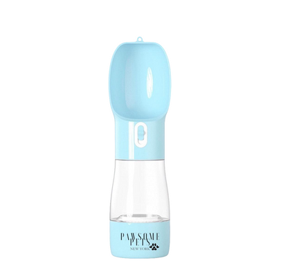 2 IN 1 PORTABLE PET FEEDER - BLUE
