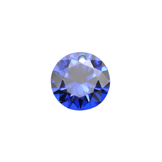 With Hole Synthetic Spinel Stone 152# 149#Green 106# 113# 108# blue Spinel Round Shape Brilliant Cut  For Jewelry