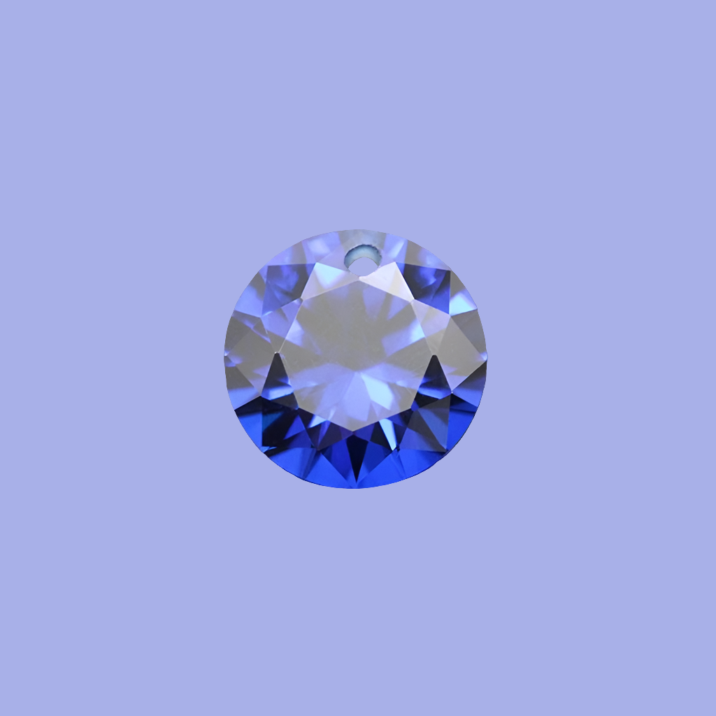 With Hole Synthetic Spinel Stone 152# 149#Green 106# 113# 108# blue Spinel Round Shape Brilliant Cut  For Jewelry