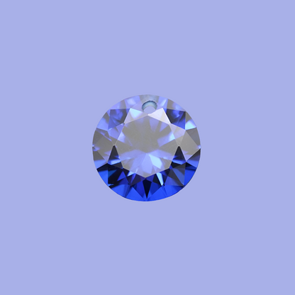 With Hole Synthetic Spinel Stone 152# 149#Green 106# 113# 108# blue Spinel Round Shape Brilliant Cut  For Jewelry
