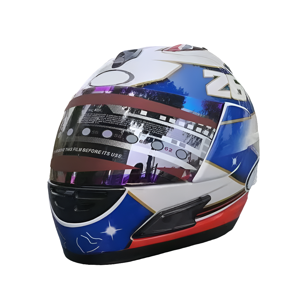Pedrosa Samurai Spirit Blue Motorcycle Racing Helmet Full Face Professional Rally Motorbike Helmet Casque ECE Approved