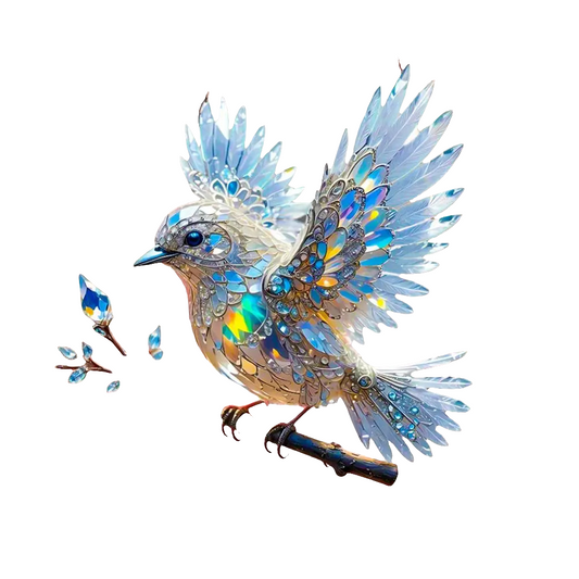 Acrylic Bird Hanging Pendant for Festive Home Decor