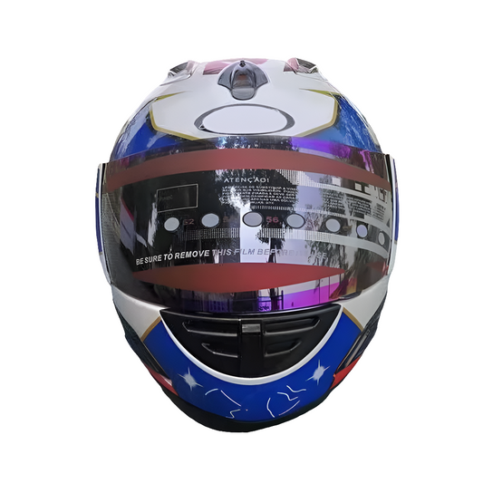 Pedrosa Samurai Spirit Blue Motorcycle Racing Helmet Full Face Professional Rally Motorbike Helmet Casque ECE Approved