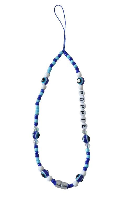 Blue Eye Phone Charm Strap