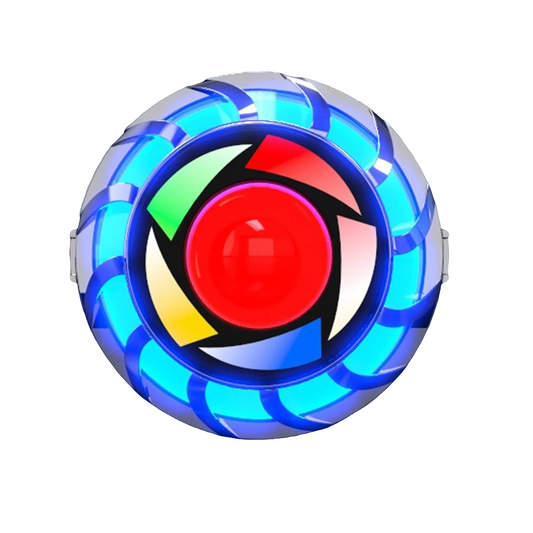 1PC Universal LED Motorcycle Warning Lamp Devil Eye Tail Brake Rear Lights Flashing Colorful Blue Strobe Motorcycle Accessories