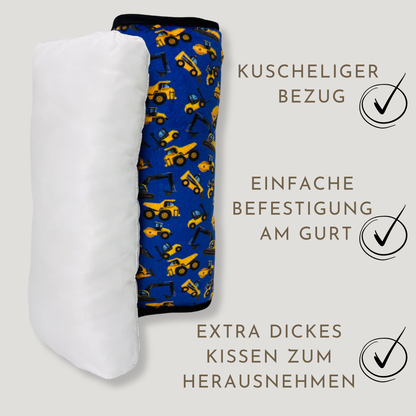 Auto Schlafkissen Baufahrzeuge-3