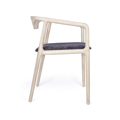 Stuhl mit Lehne, Eiche, Naturoptik-3